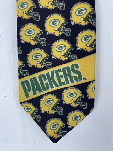Vintage Green Bay Packers NFL Neck Tie - 1997, Ralph Marlin & Co. Game Day Cover