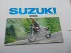 flyer brochure moto SUZUKI GT 550