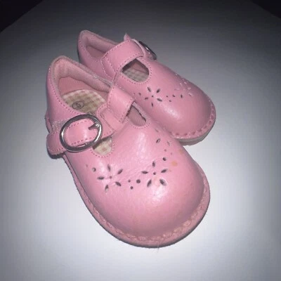 Smart Fit 5 幼儿鞋 皮革 粉红色 Mary Jane 风格 二手状况完好 — 第 1/4 张图片