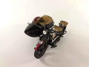 Die Cast Harley Davidson HD Motorcycle Sidecar Replica Coin Bank Limited Edition - Picture 1 of 15