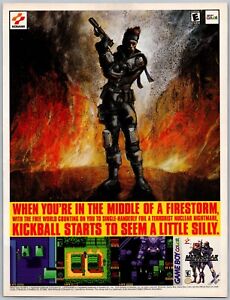 Metal Gear Solid Nintendo GameBoy Color Promo July, 2000 Full Page Print Ad