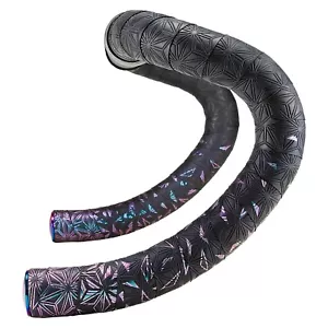SUPACAZ Super Sticky Kush 2.5 mm Bicycle Handlebar Tape - Star Fade - Oil Slick - Picture 1 of 8