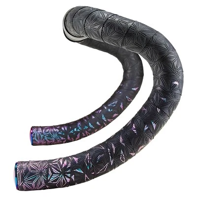 SUPACAZ Super Sticky Kush 2.5 mm Bicycle Handlebar Tape - Star Fade - Oil Slick - Image 1 of 4