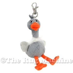 DINKI DI MATES CARTOON EMU KEYRING ANIMAL PLUSH TOY **FREE DELIVERY** - Picture 1 of 1