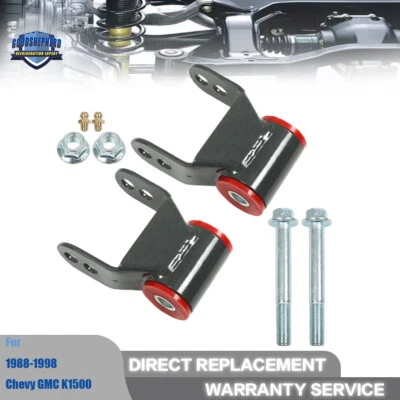 Kit de elevación de grillete trasero de 1,5" o 2" para Chevy GMC K1500 K2500 1988/1989-1998 4x4 Foto 1 de 4