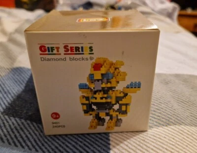 LOZ Blocks Transformers BumbleBee Diamond Building Blocks 240 pieces Gift 2 - Image 1 of 2