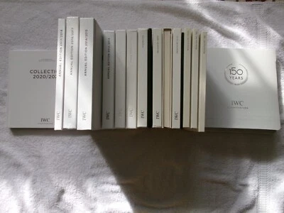 International Watch Company IWC Schaffhausen Set of 16 Catalogs - Image 1 of 4