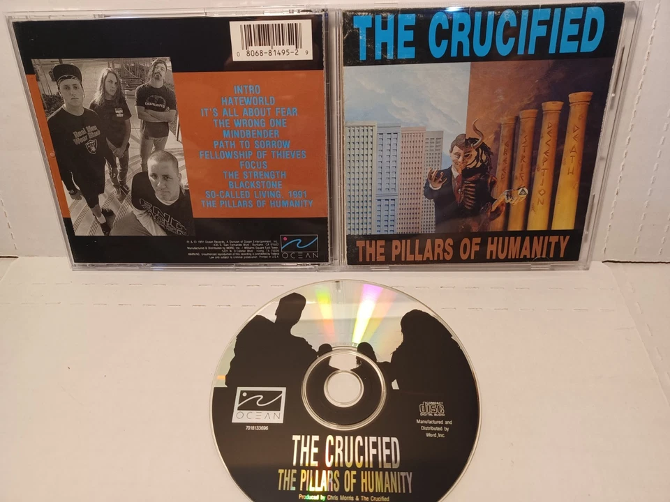 The Crucified - the pillars of humanity CD ORIGINAL OCEAN 1991 - Image 1 of 1