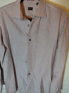 Paul Smith Herren Hemd 15,5 blau rot braun beige gestreift Knopfleiste - Bild 1 von 5