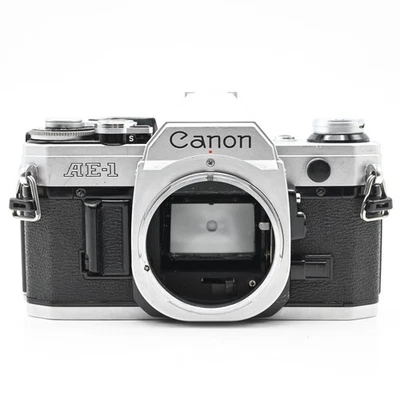 Câmera de Filme SLR Canon AE-1 Corpo Cromado AE1 #391 - Imagem 1 de 4
