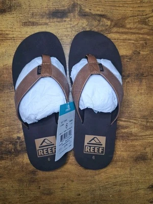 Sandalias Reef Twin Pin, para hombre talla 6, sandalias con correa marrón Foto 1 de 3