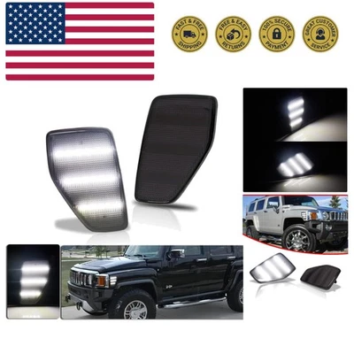 Para 2006 2007 2008 2009 2010 HUMMER H3 Guardabarros delantero luz marcadora lateral ahumada... Foto 1 de 4