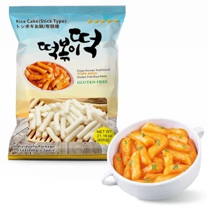 Korean Rice Cakes Tteokbokki Stick Vegan Non-GMO Gluten Free Tteok Pasta Asia... - Picture 1 of 8