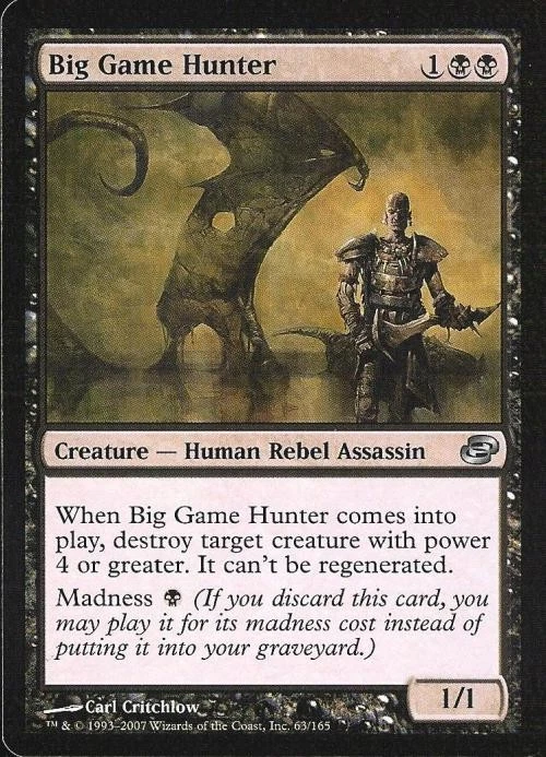 Big Game Hunter - Medium Play MTG Planar Chaos - Image 1 of 1