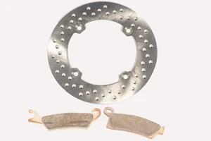 2013 2014 Can-Am Outlander Max 500 Rear Brake Rotors and Severe Duty Brake Pads - Picture 1 of 2