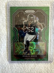 2020 Panini Prizm Green Scope Prizm #191 Khalil Mack /75 Chicago Bears Parallel