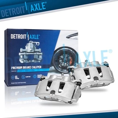 Pair Front Brake Calipers w/Bracket for Town & Country Grand Caravan C/V Routan - Image 1 of 4