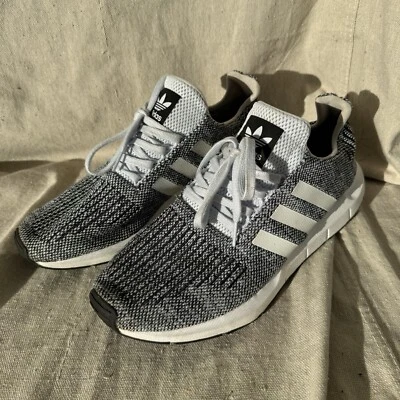 Zapatillas Adidas Gris/Blanco Swift Run Para Hombre Talla 10 Foto 1 de 4