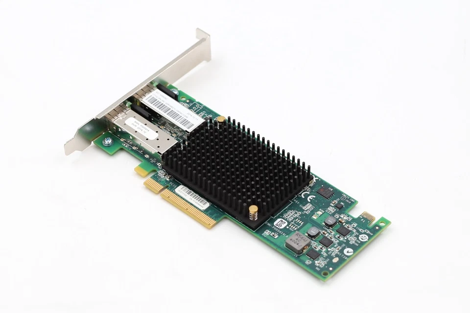 Emulex Dual-Port SFP+ PCIe High Profile Ethernet Network Card P/N: 00RX882YL - Image 1 of 4