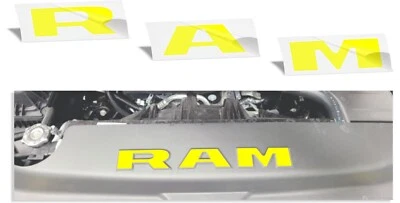 Ram 1500 2019-2024 cubierta de radiador letras superpuestas calcomanías adhesivas Foto 1 de 4