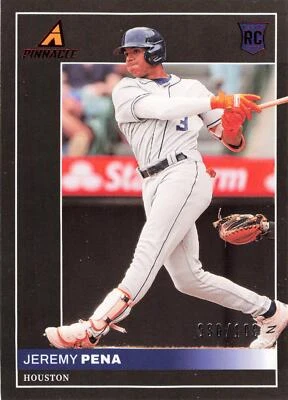 2022 Panini Chronicles #15 Jeremy Pena Pinnacle Red #/100 Rookie RC - Image 1 of 2