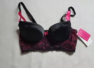 Passionata BH Büstte Gr. 65 D Schwarz- Pink sehr schön NEU! ! - Bild 1 von 4