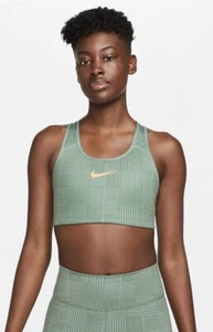Nike Swoosh Bra Medium Support Padded Racerback Green Sage FJ1823 013 Sz Medium - Picture 1 of 2