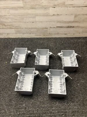 Lot of 5 - Cantex Switch 3 Gang Outlet Box Nail-On Depth EZ44TN