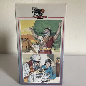 VHS 1990 BIBLE ADVENTURES NOAH AND THE ARK & SAMUEL PROPHET OF GOD - Picture 1 of 3