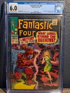 Fantastic Four #66 CGC 6.0 HIM (Warlock) Origin Begins! Marvel Comic 1967 WOW! - Picture 1 of 5