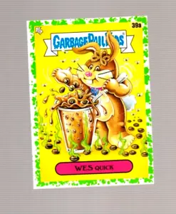 2021 Garbage Pail Kids Food Fight Series "WES QUICK" Green Border #39a. - Picture 1 of 1