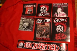 EXPLOITED,Sticker set (7x), Punk Rock, NEW - Bild 1 von 1