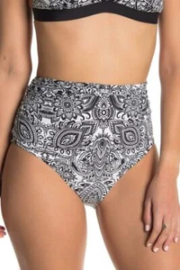Slip bikini Athena Paisley vita alta nuovo con etichetta 12 - Foto 1 di 7