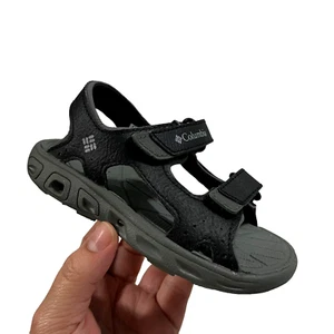 Columbia Techsun Vent Toddler Boys Strappy Sandal Size 8 Black Lightweight Shoes - Picture 1 of 14