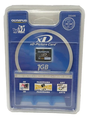 Olympus 1GB Type M Panorama xD-Picture Card Memory Card 200495 - NEW SEALED - Image 1 of 4