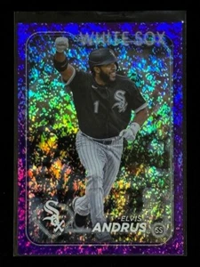 2024 Topps Series 2 - Elvis Andrus #475 Purple Foil /799 Chicago WHITESOX - Picture 1 of 4