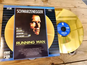 RUNNING MAN LASERDISC LD PAL ARNOLD SCHWARZENEGGER 1990 - Bild 1 von 6