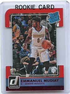 2015-16 DONRUSS #221 EMMANUEL MUDIAY RATED ROOKIE RED DIE-CUT RC #98/99, NUGGETS - Picture 1 of 1