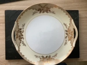 Noritaki Made in Japan Kuchen-/Gebäckplatte mit Griffen, 243 mm Durchmesser - Bild 1 von 5