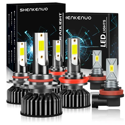 For Honda BR-V 2018-2019 LED Headlight High Low Beam + Fog Light Bulbs Kit - Image 1 of 4