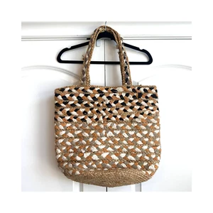 Magid Multi-color Natural Jute boho Shoulder Tote - Picture 1 of 9