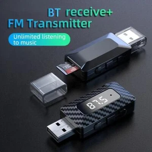 Blue Tooth Car Adapter Blue Tooth FM Transmitter Blue Transmitter Tooth Hot D3P3 - Bild 1 von 10