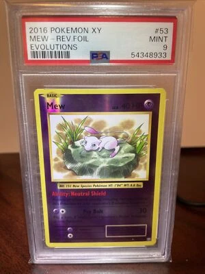 Pokemon - XY Evolutions: Mew Reverse - Holo #53 - [PSA 9] PSA 9 - Image 1 of 4