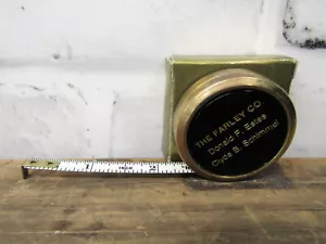 Vintage Advertising The Farley Co. Metal Measuring Tape - Picture 1 of 5