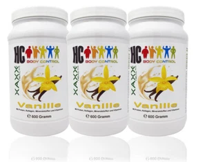 XAXX HC BODY CONTROL SHAKE VANILLE 3er Set je 600g = 60 Mahlzeiten - Bild 1 von 1