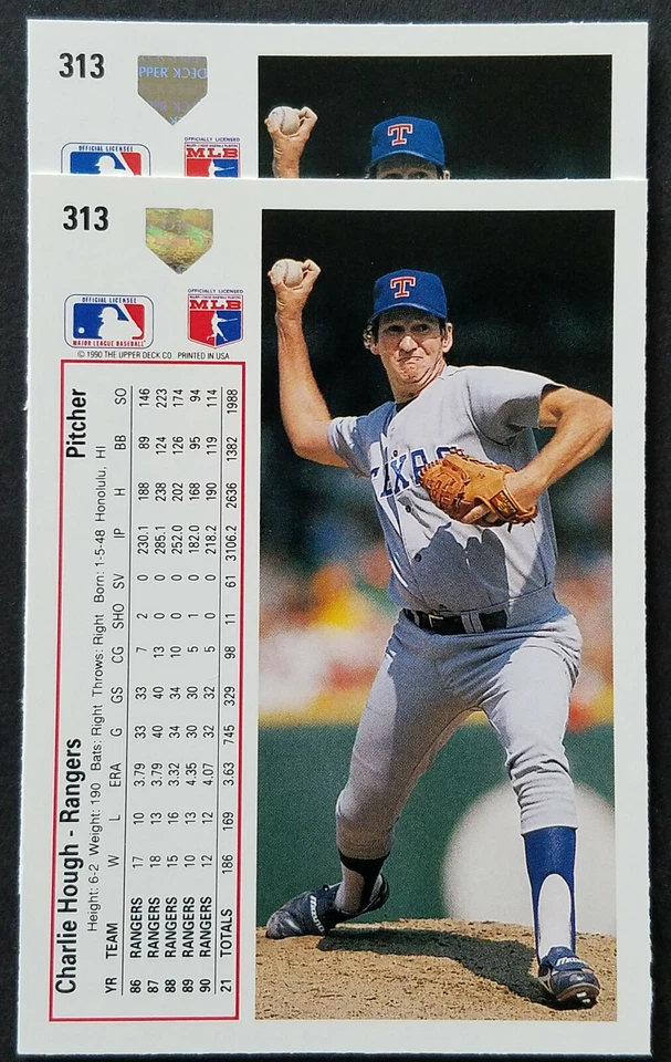 1991 Upper Deck "1990 Baseball Hologram" ERROR VARIATION * You PICK CHOOSE * - Image 1 of 1