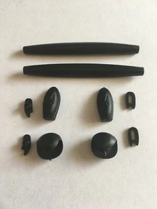 PolarLens Black Rubber Kit Black Nose Pad Ear Socks for-Oakley Romeo 1.0 - Picture 1 of 1