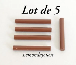 5x Lego 87994 Barre 3L Lame, Baguette, Baton, Bar Arrow Reddish Brown Marron - Picture 1 of 3