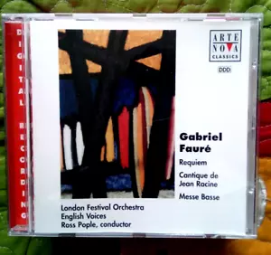 GABRIEL FAURE REQUIEM: CANTIQUE DE JEAN RACHINE/ MESSE BASSE - CD LIKE NEW - Picture 1 of 1