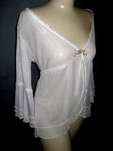 Claire Pettibone Luxus Dessous Spitzenjacke Flieder Lucina & Megan Tanga Neu Vintage - Bild 1 von 12